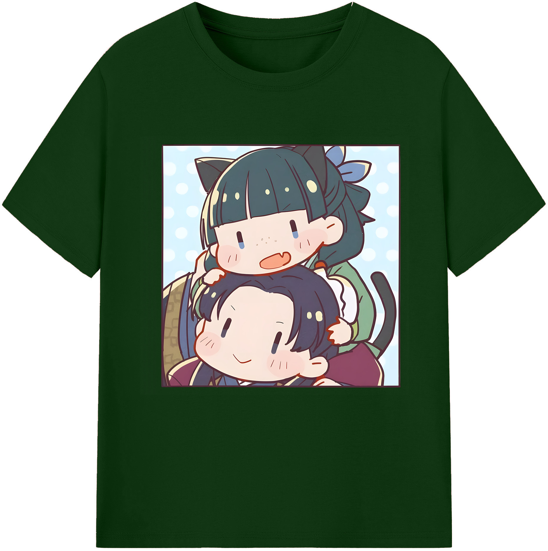 （画像用） 薬屋のひとりごと The Apothecary Diaries 綿100％半袖Tシャツ（フロントプリント）